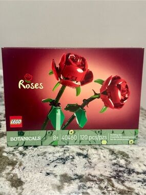 LEGO Botanicals Roses (40460) Building Set 120pcs Ages 8+ Box Plastic